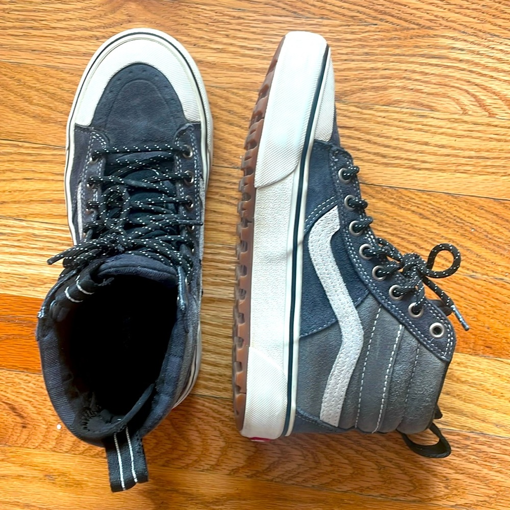 Vans Sk8 Hi 2.0 MTE Black White Gray Waterproof Outdoor Ankle Boot Shoes